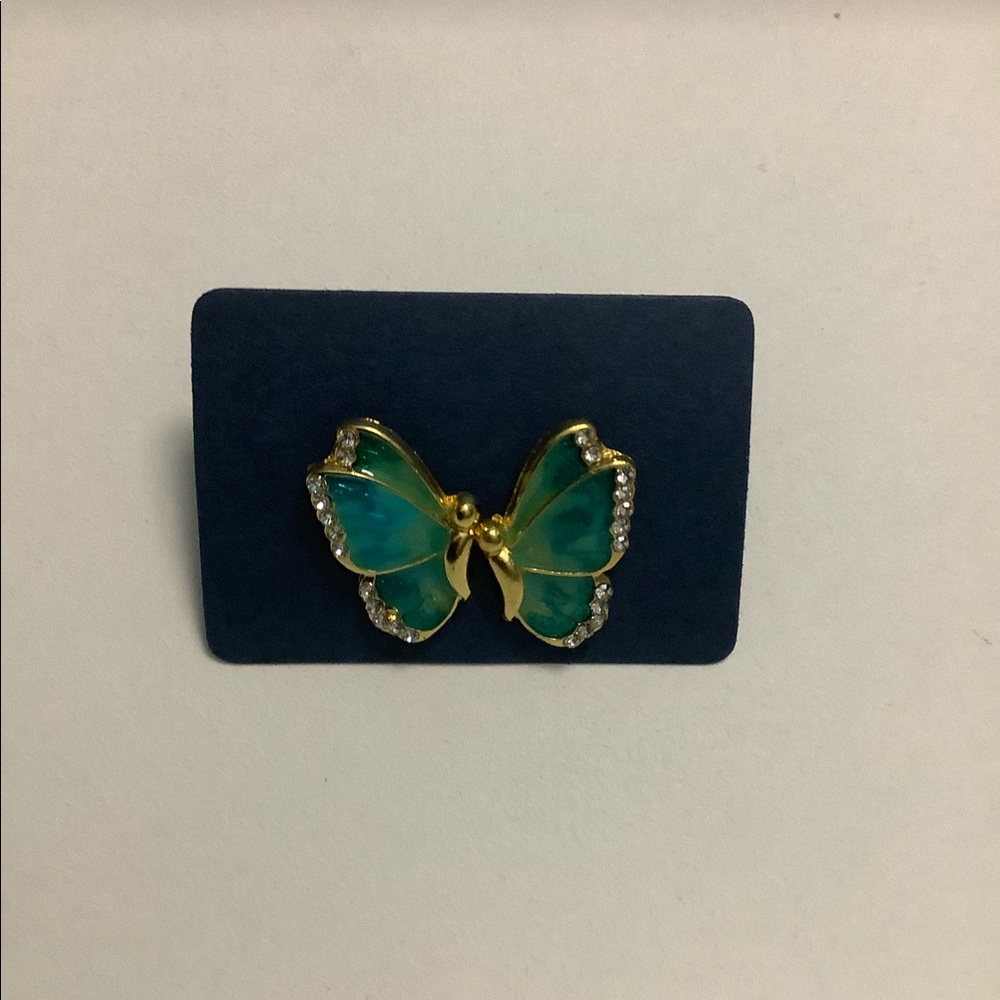 ✨SALE✨ NEW Blue & Green Butterfly Women’s Earrings
